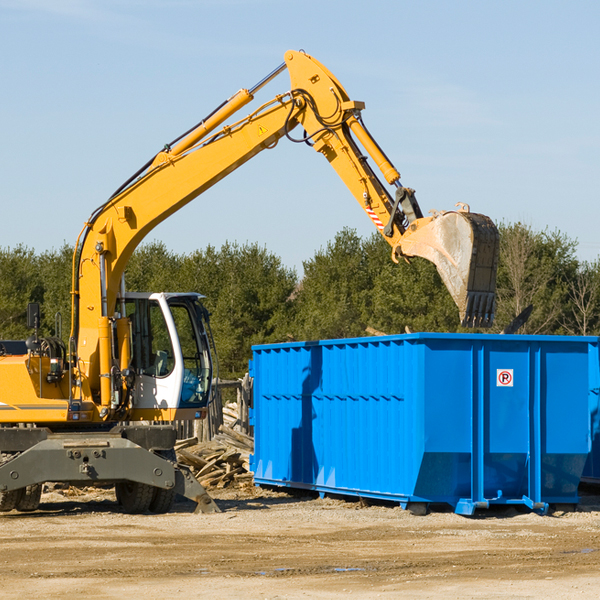 are there any restrictions on where a residential dumpster can be placed in Vernon Pennsylvania